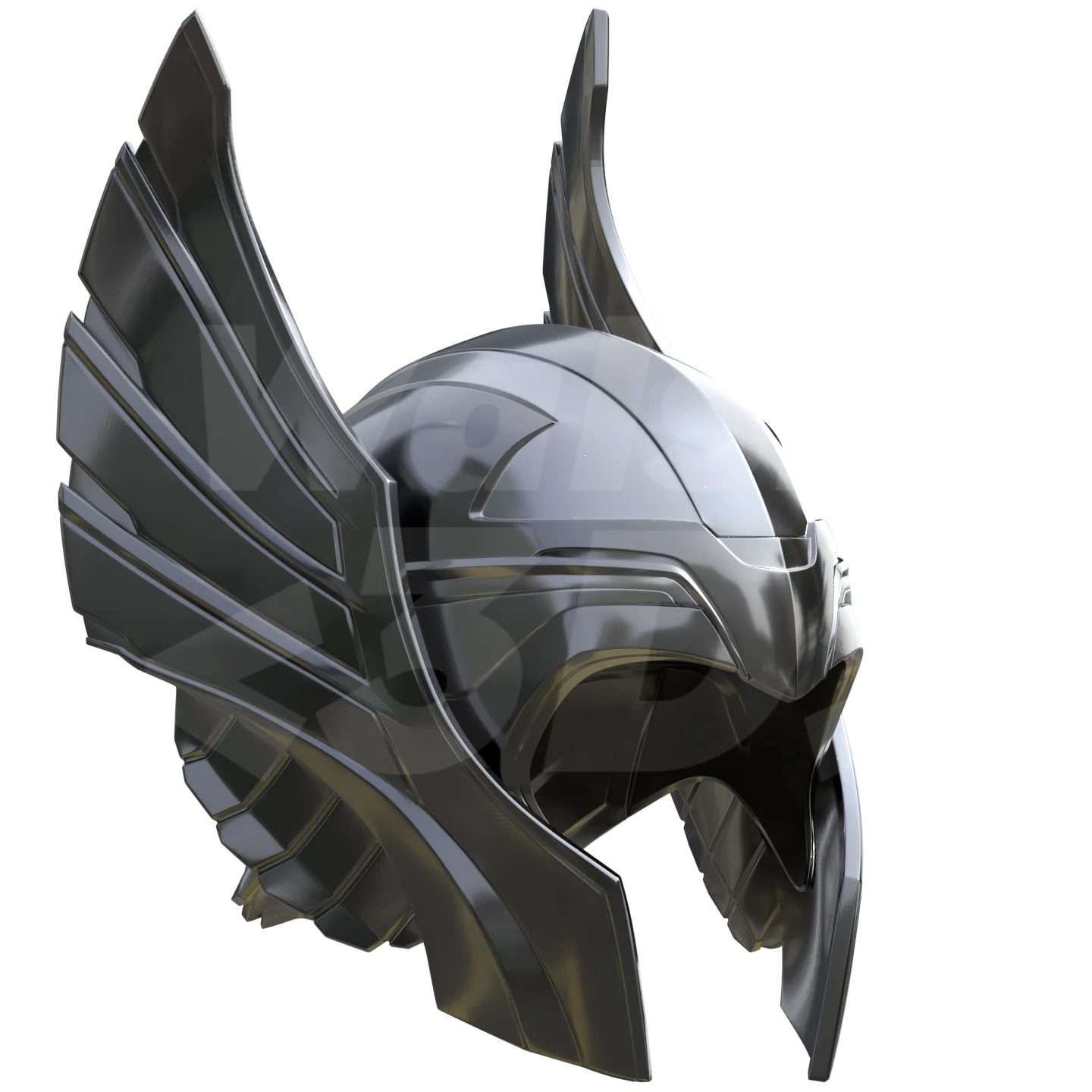 2011 Thunder God Helmet 3D Printable Model - Image 3