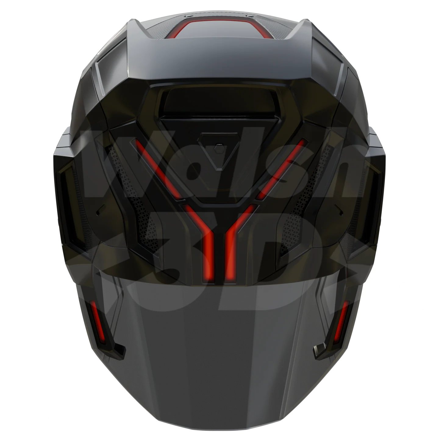 AI Light Warrior Helmet [3D Print Model] - Image 10