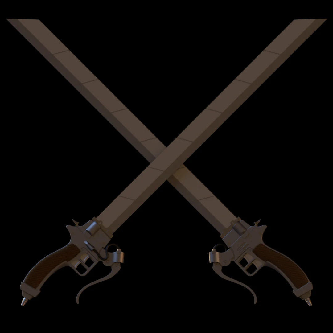 Attack On Titan ODM Gear Sword 3D Print Model - Image 5
