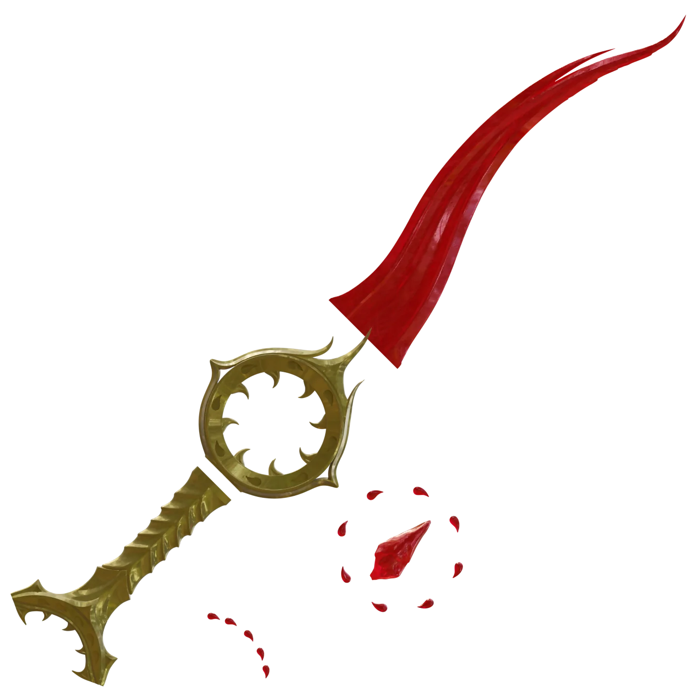 BG3 Bloodthirst Dagger 3D File - Image 5