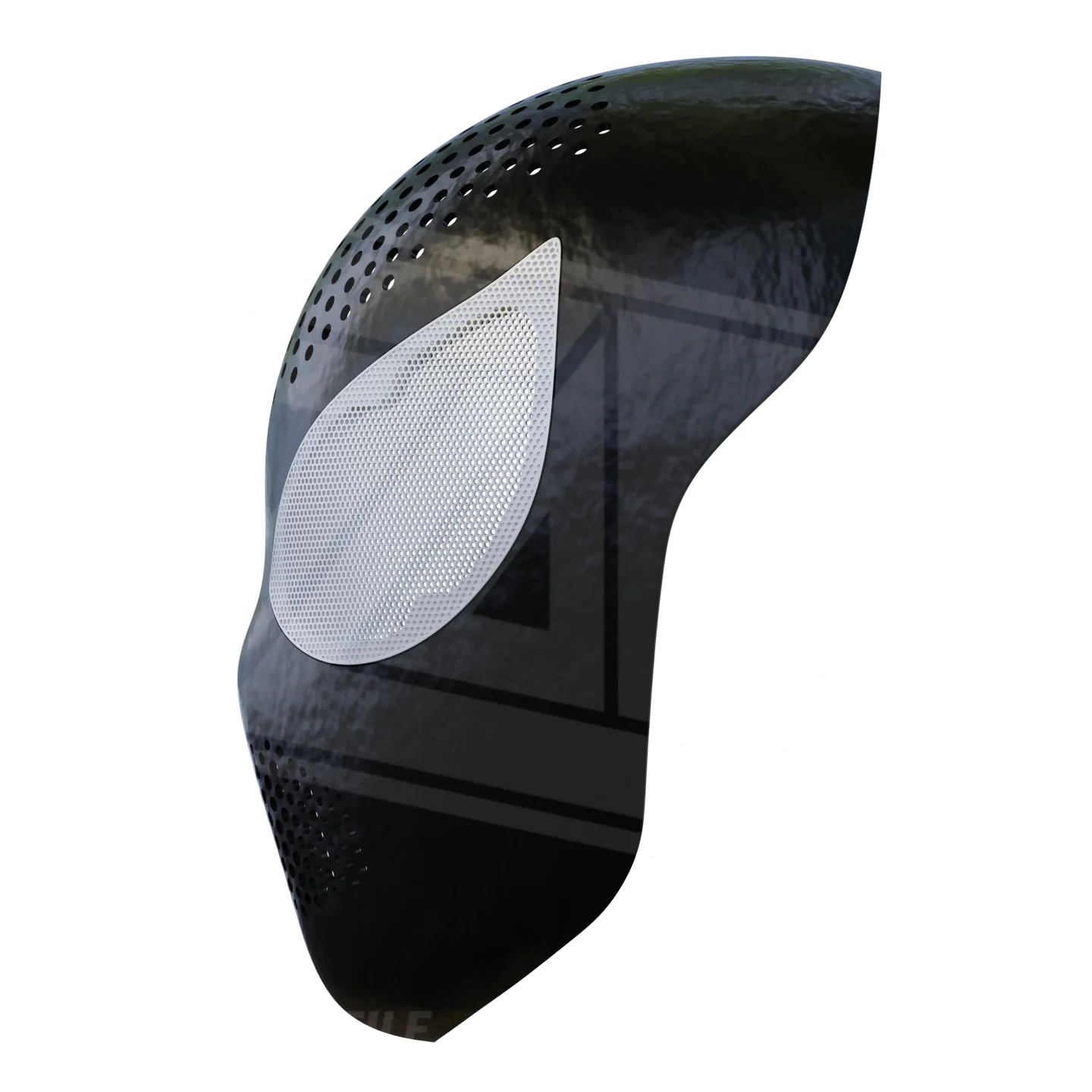 Black Suit Faceshell 3D Model - Image 4