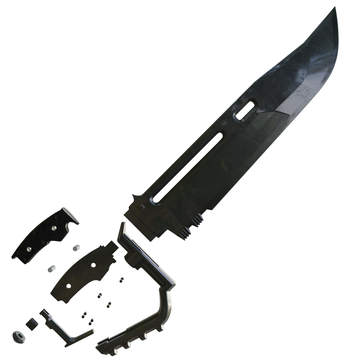 Call of Duty Bowie Knife 3D File - Image 6