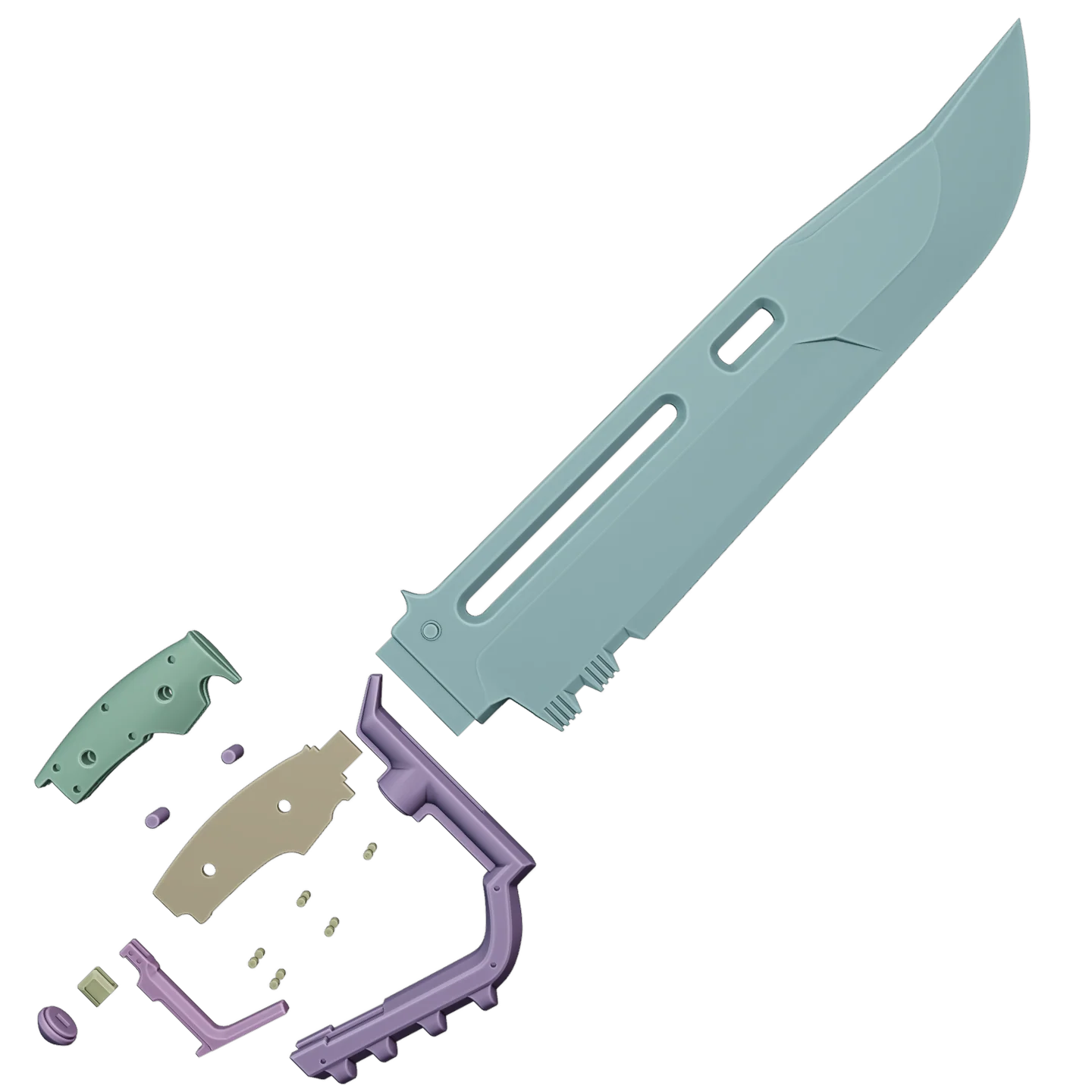 Call of Duty Bowie Knife 3D File - Image 7