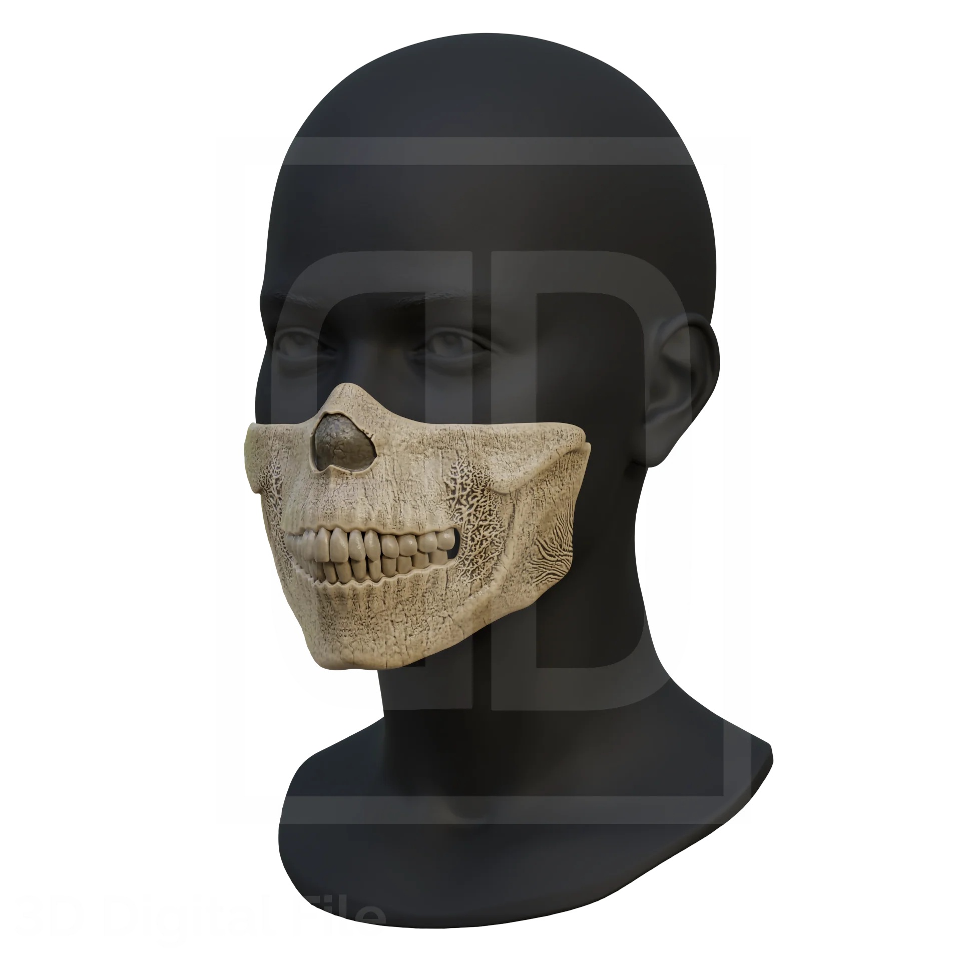 Death Goddess Mask 3D Model