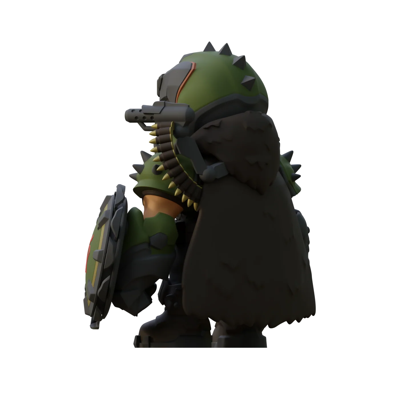 DOOM: The Dark Ages Slayer Mini Collectible Figure 3D File - Image 5