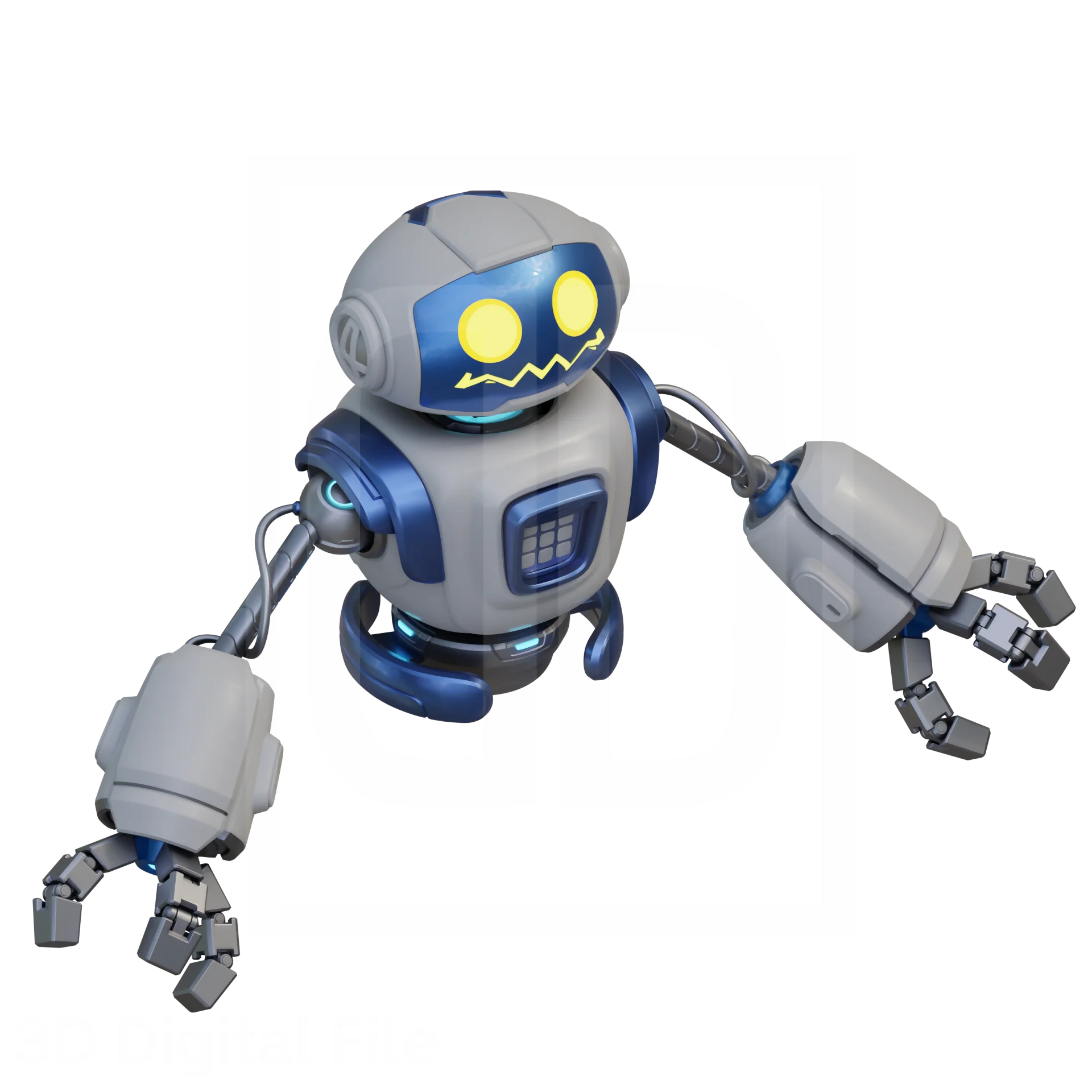 Fantastic Robot - MR Game 3D Model