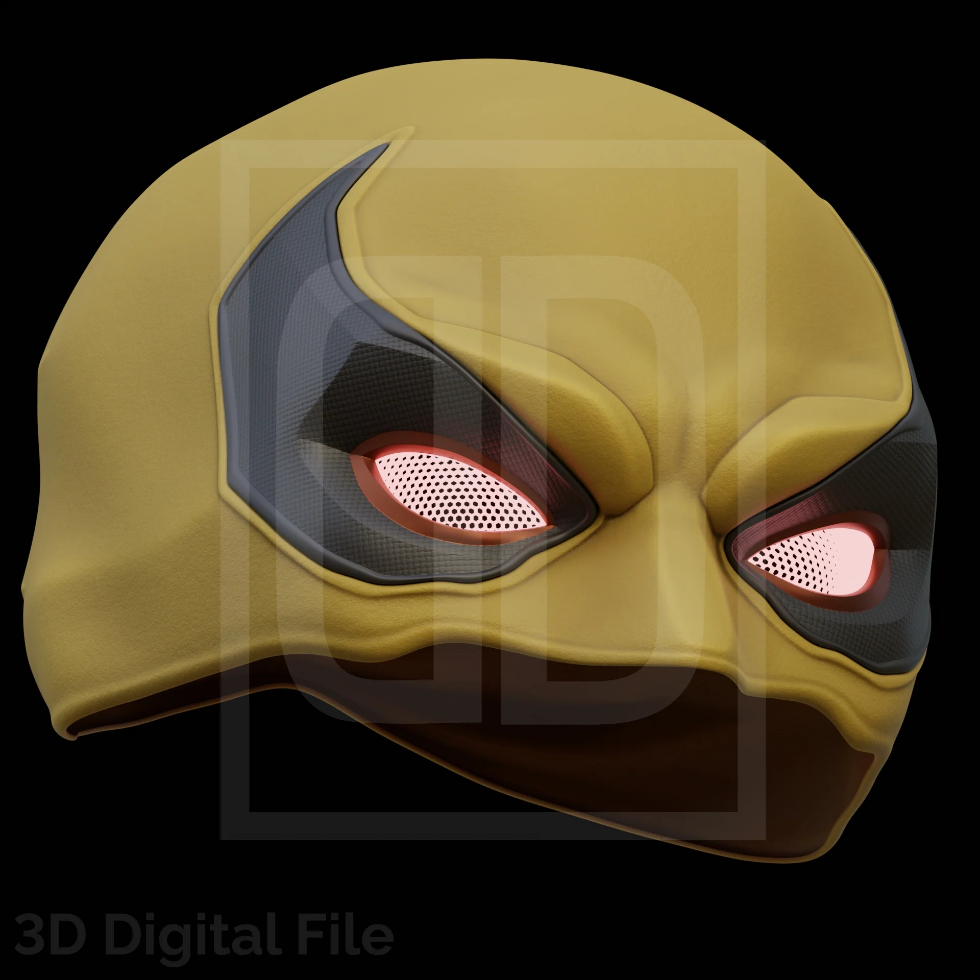 Fist Dragon Warrior Mask - MR Game 3D Model - Image 9