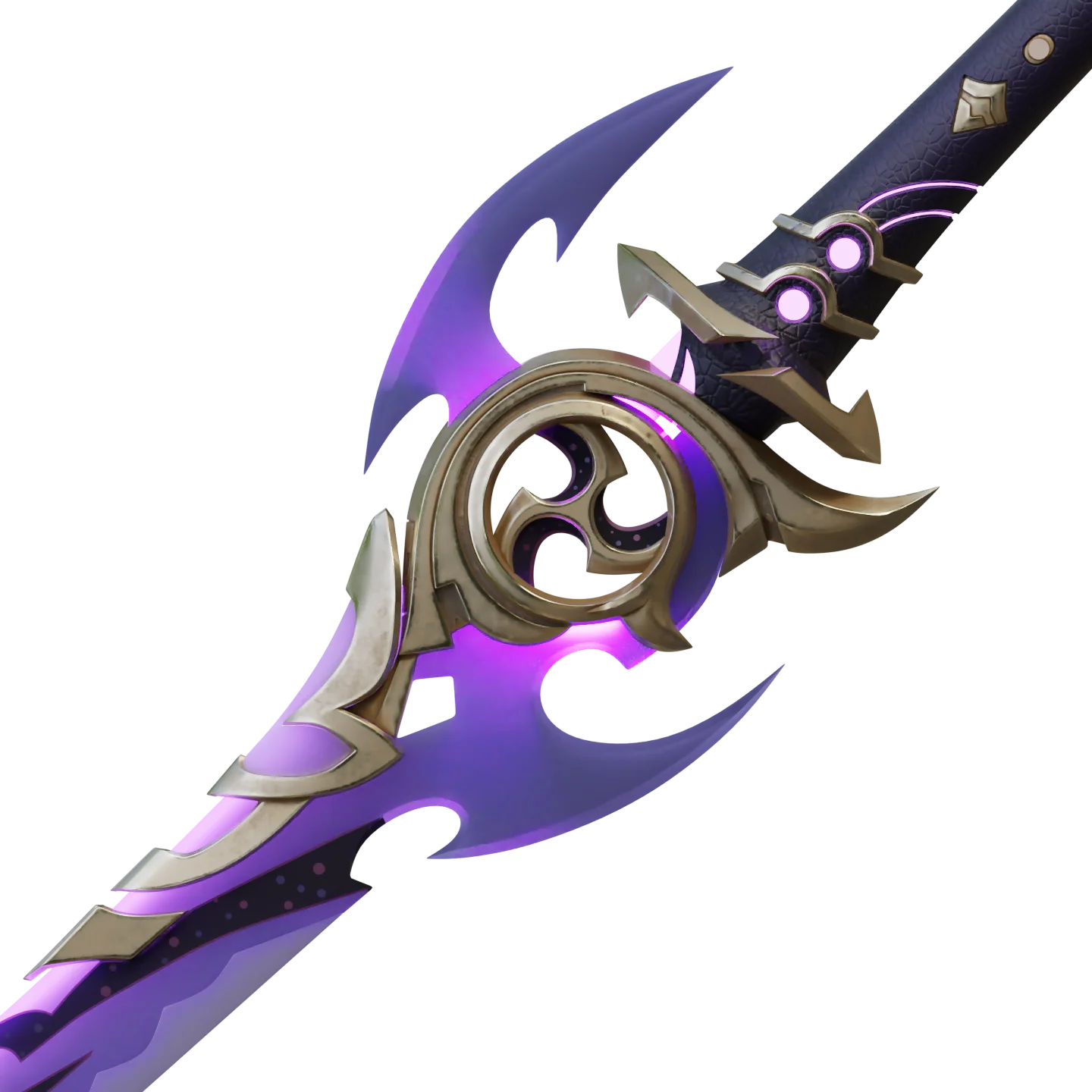 Genshin Impact Mistsplitter Reforged Sword 3D Print Model