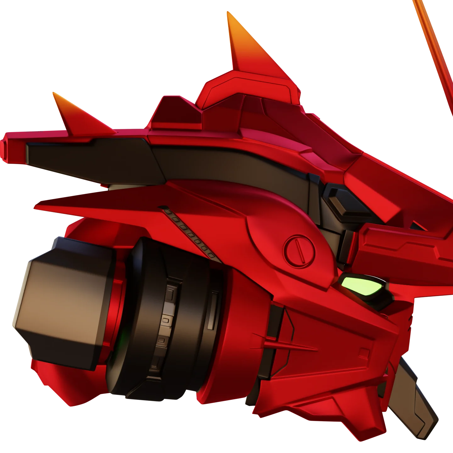 Gundam Astray Red Frame Helmet 3D Print Model - Image 6