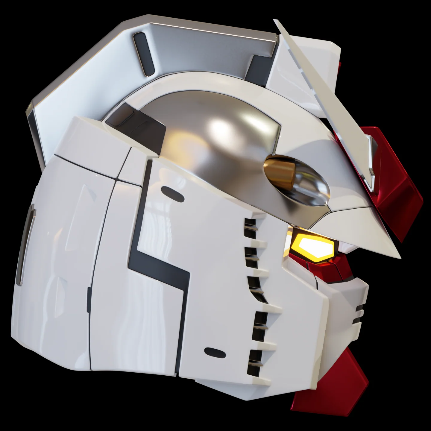 Gundam RX-78-2 Helmet 3D Print Model - Image 4