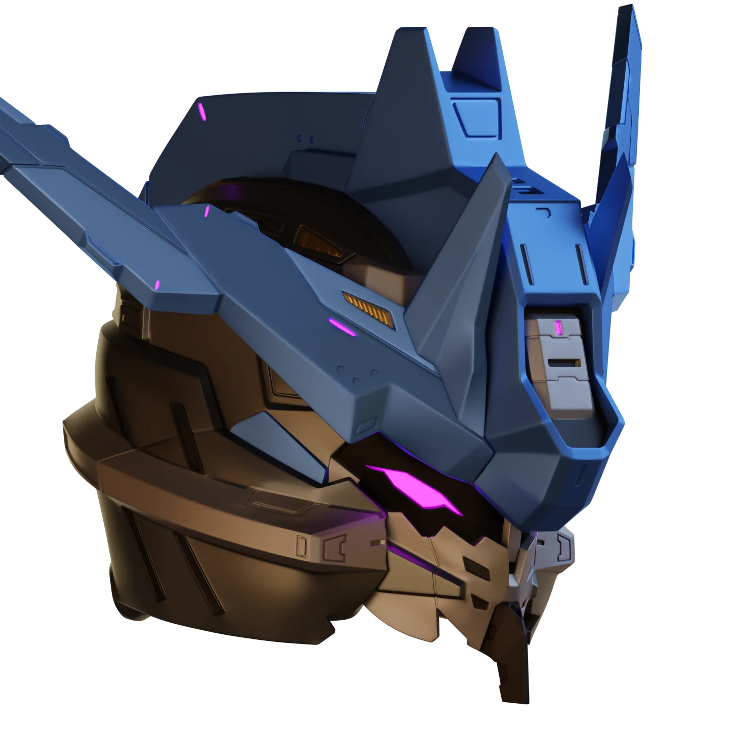 Gundam Vidar Helmet 3D Print Model - Image 4