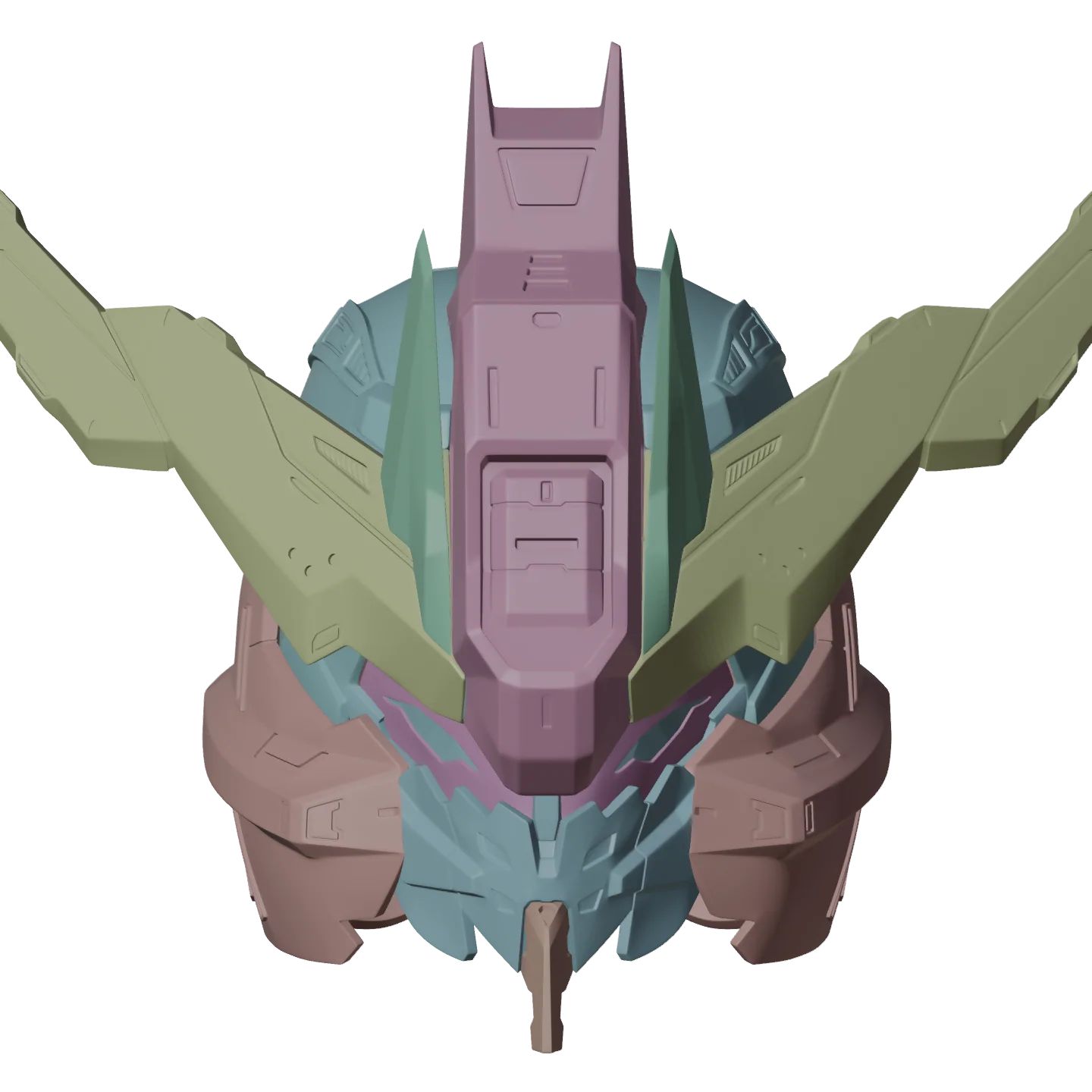 Gundam Vidar Helmet 3D Print Model - Image 8
