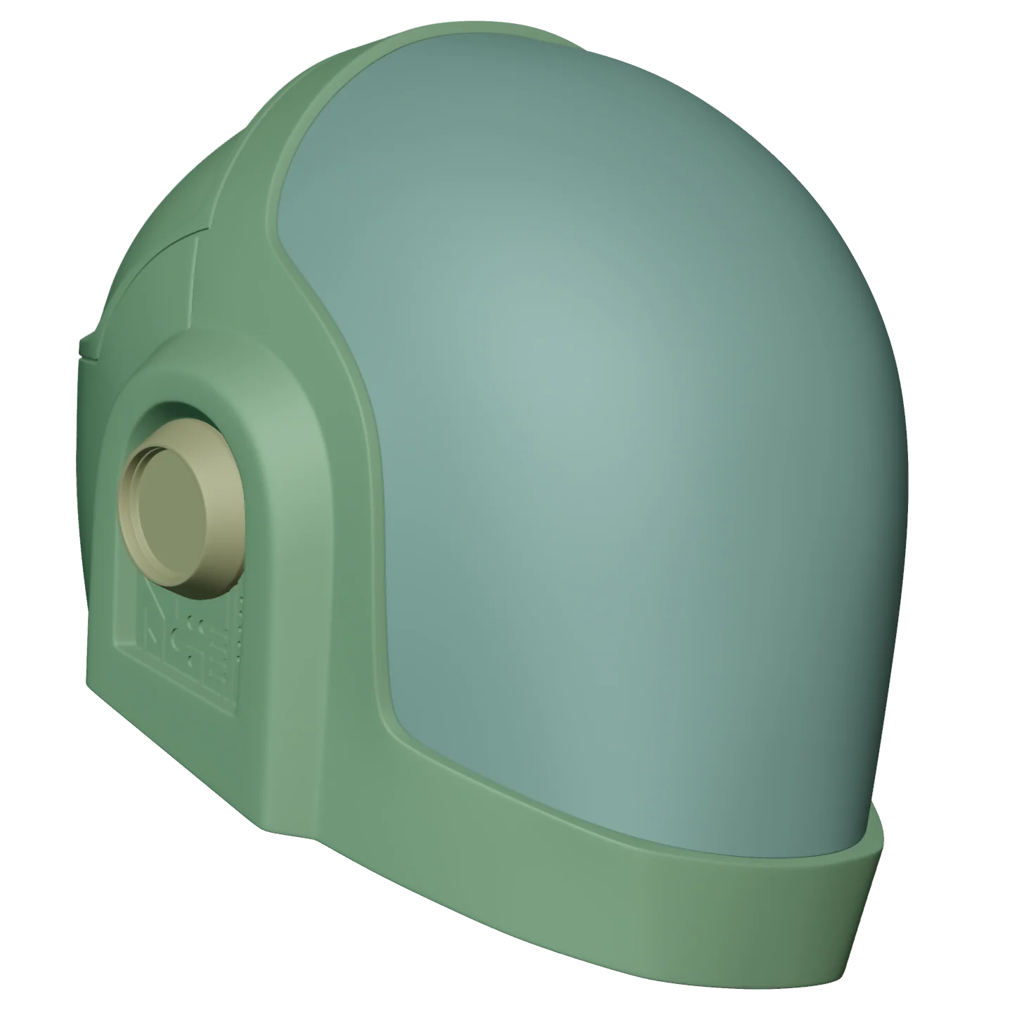 Guy-Manuel Gold Daft Punk Helmet 3D Model - Image 7