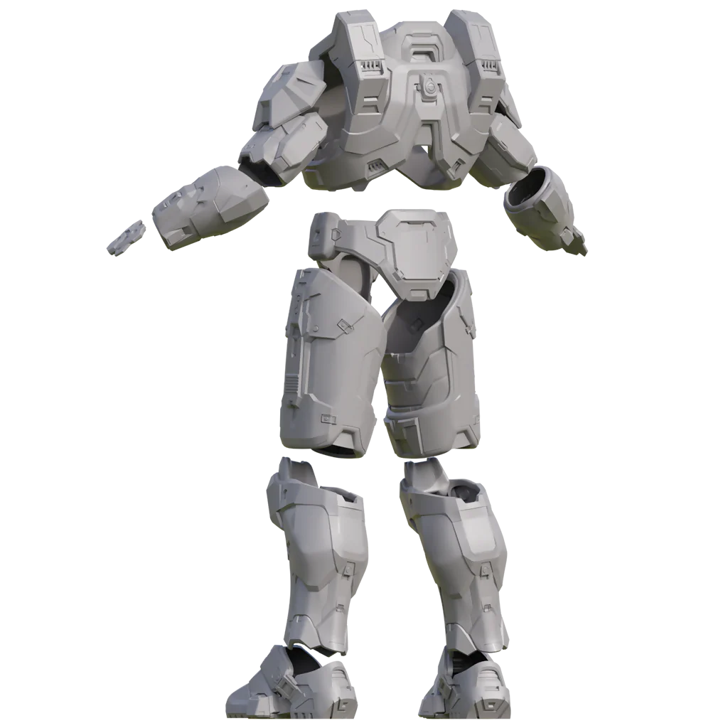 Halo Infinite Master Chief Base Armor 3D Print Files - Image 4