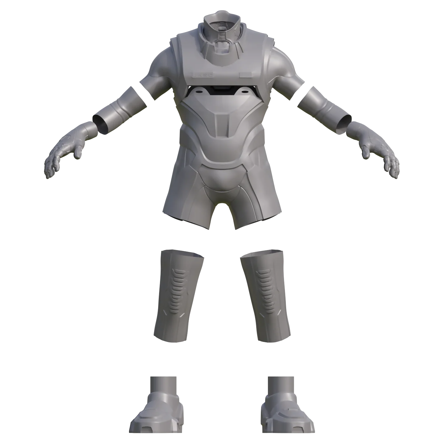 Halo Infinite MKVII Multiplayer Undersuit 3D Print Files - Image 3
