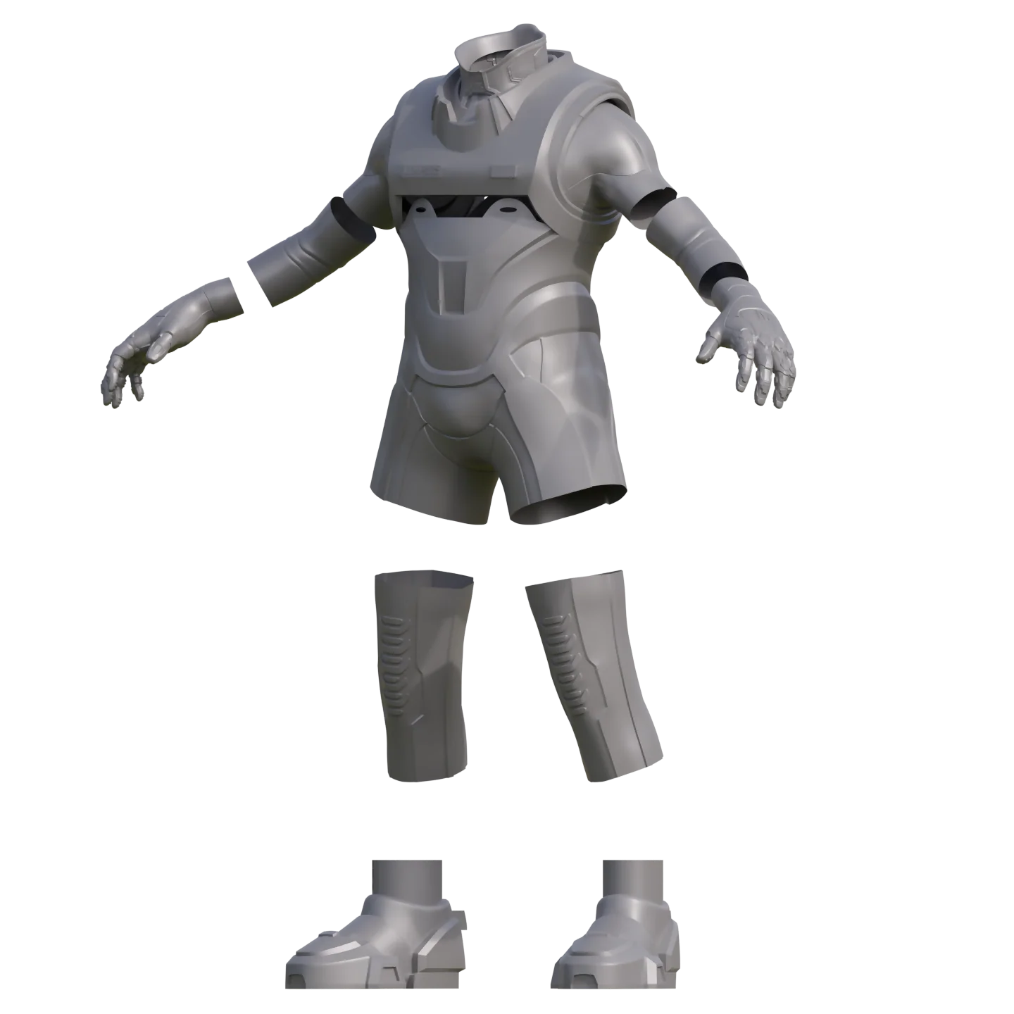 Halo Infinite MKVII Multiplayer Undersuit 3D Print Files - Image 4