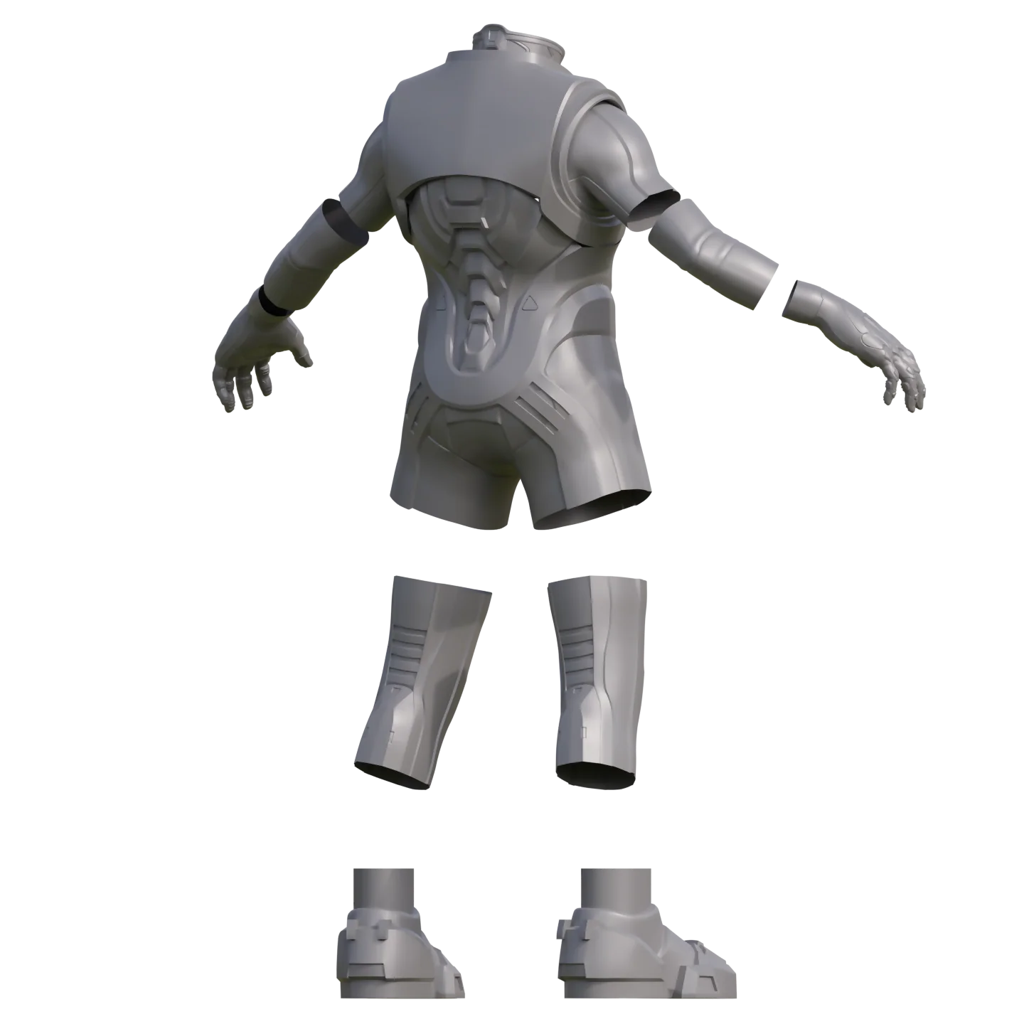 Halo Infinite MKVII Multiplayer Undersuit 3D Print Files - Image 5