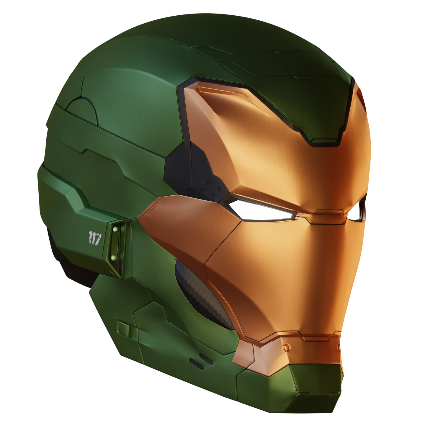Mashup Mark 117 Helmet 3D Print Model - Image 4