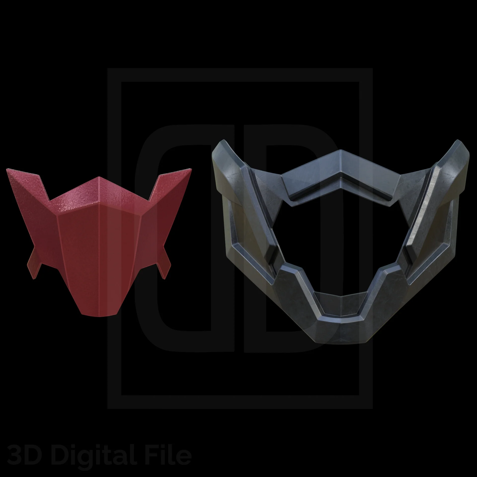 Metal Arm Soldier Gusnlinger Mask - MR 3D Model - Image 2