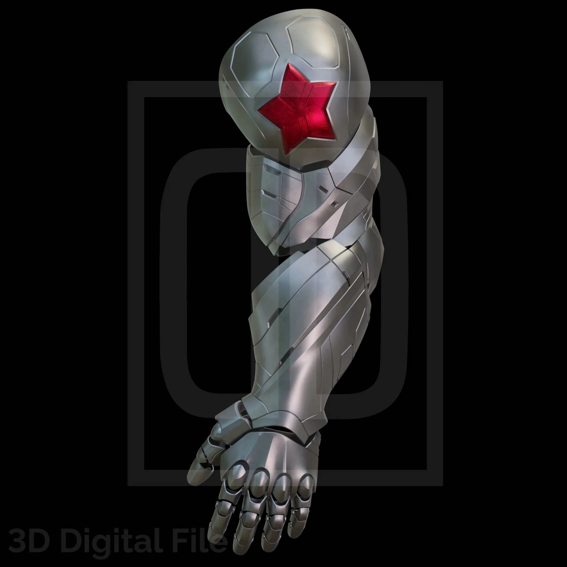 Metal Arm Soldier - MR 3D Model - Image 3