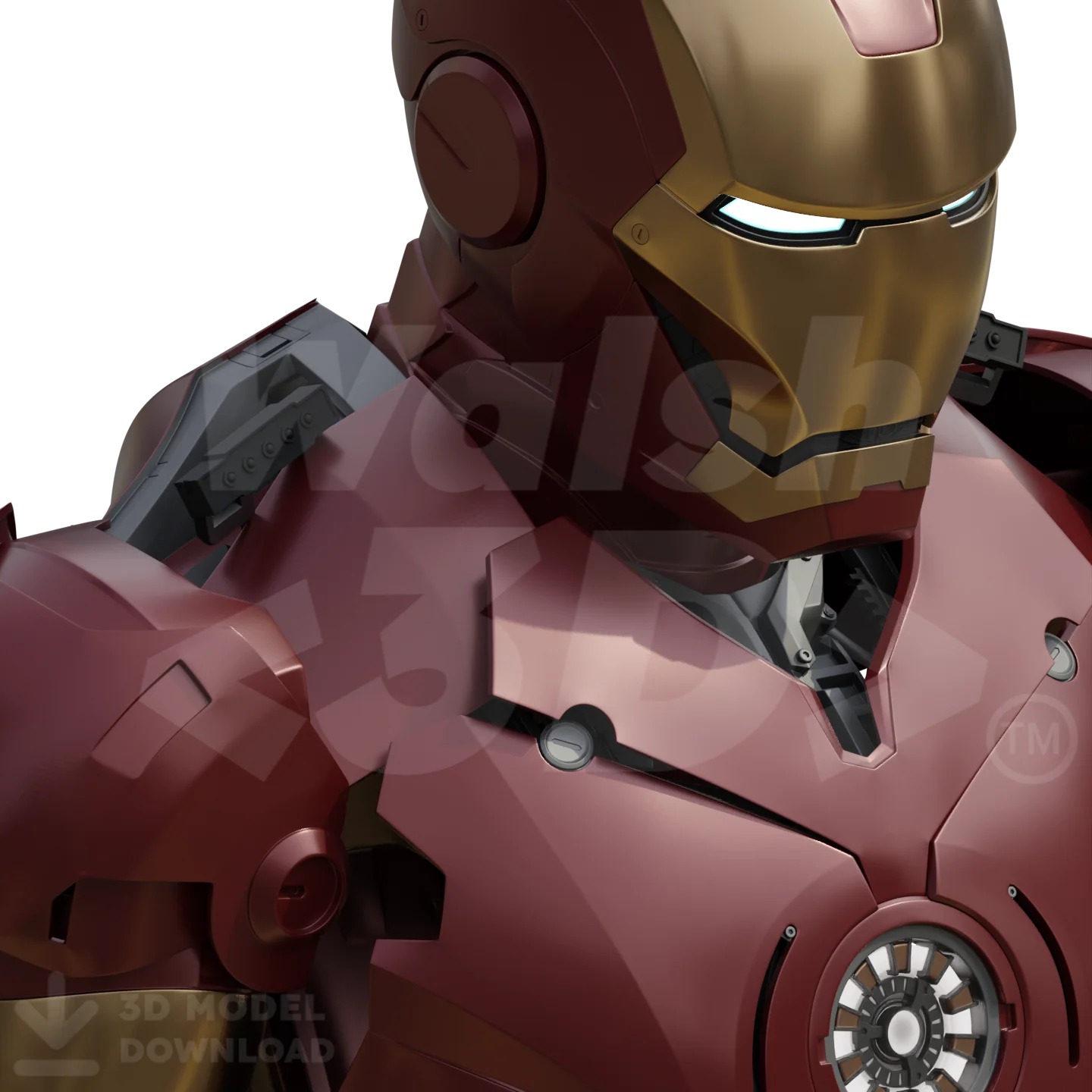 Motorized Mark 3 Suit 3D Printable Model - Image 4