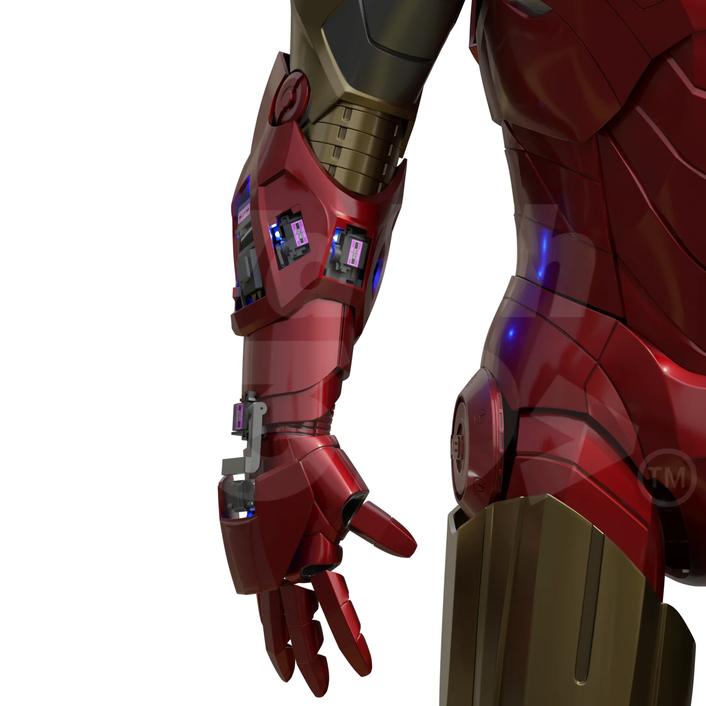 Motorized Mark 4/6 Arm [3D Print Model] - Image 3
