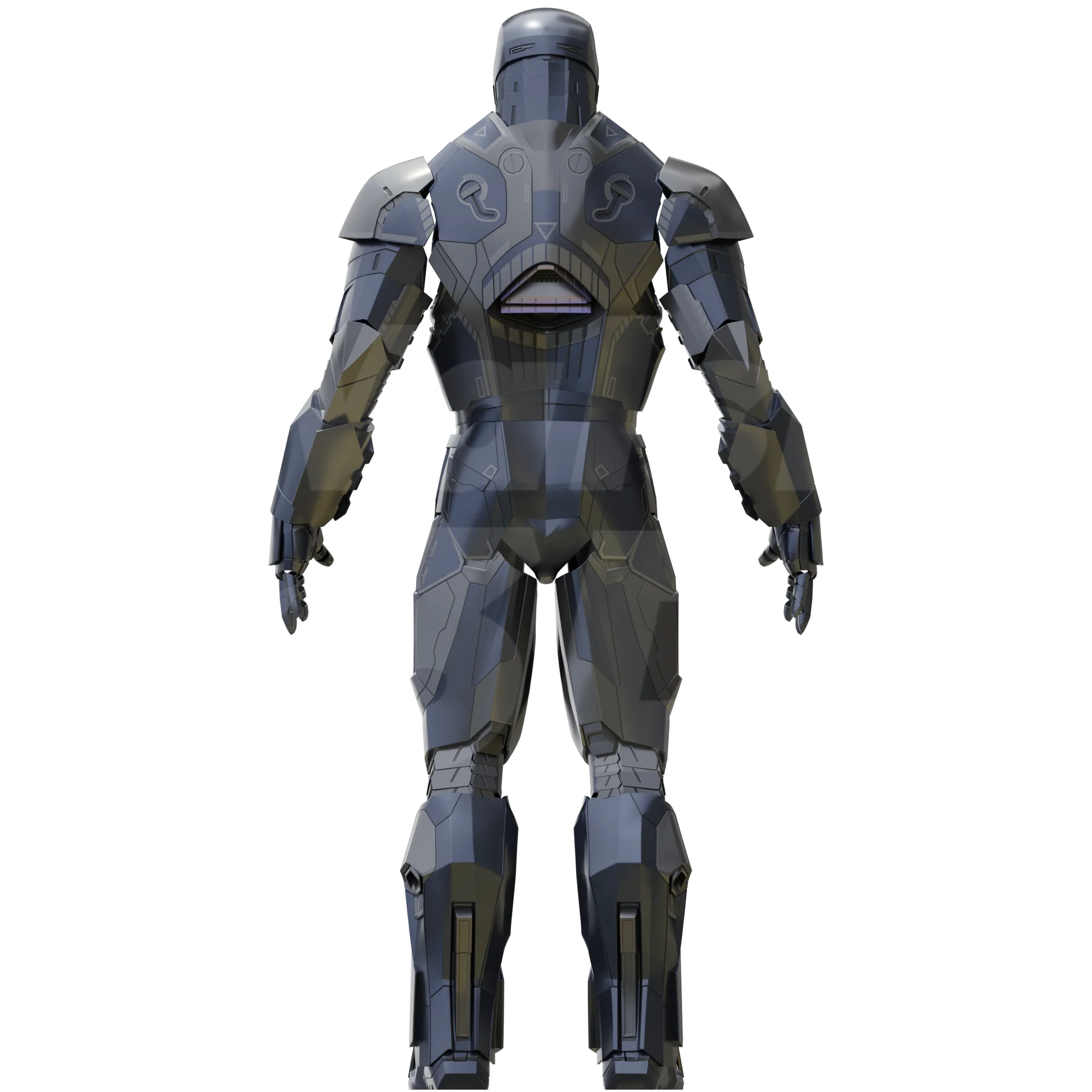 Motorized Mark 40 Shotgun Full Suit [3D Print Model] - Image 6