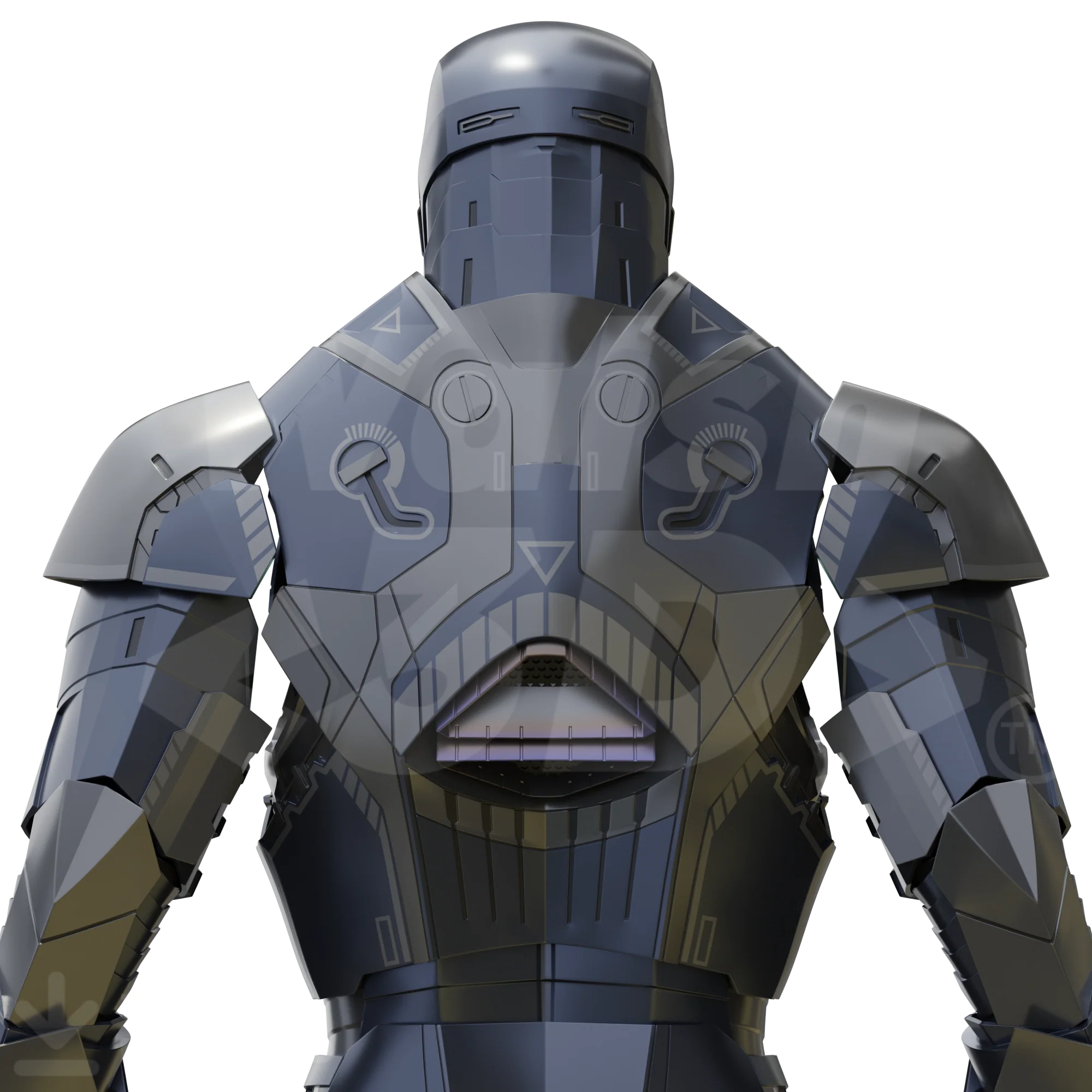 Motorized Mark 40 Shotgun Full Suit [3D Print Model] - Image 9
