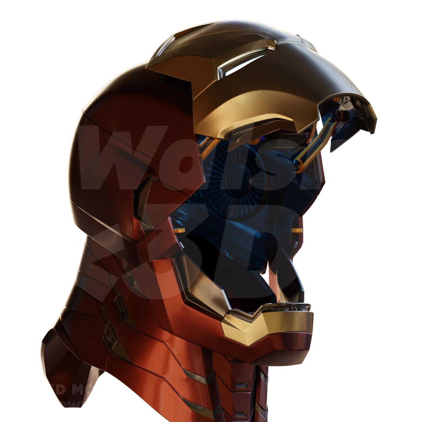Motorized Mark 46 / 47 V3 Helmet 3D Print Model - Image 9