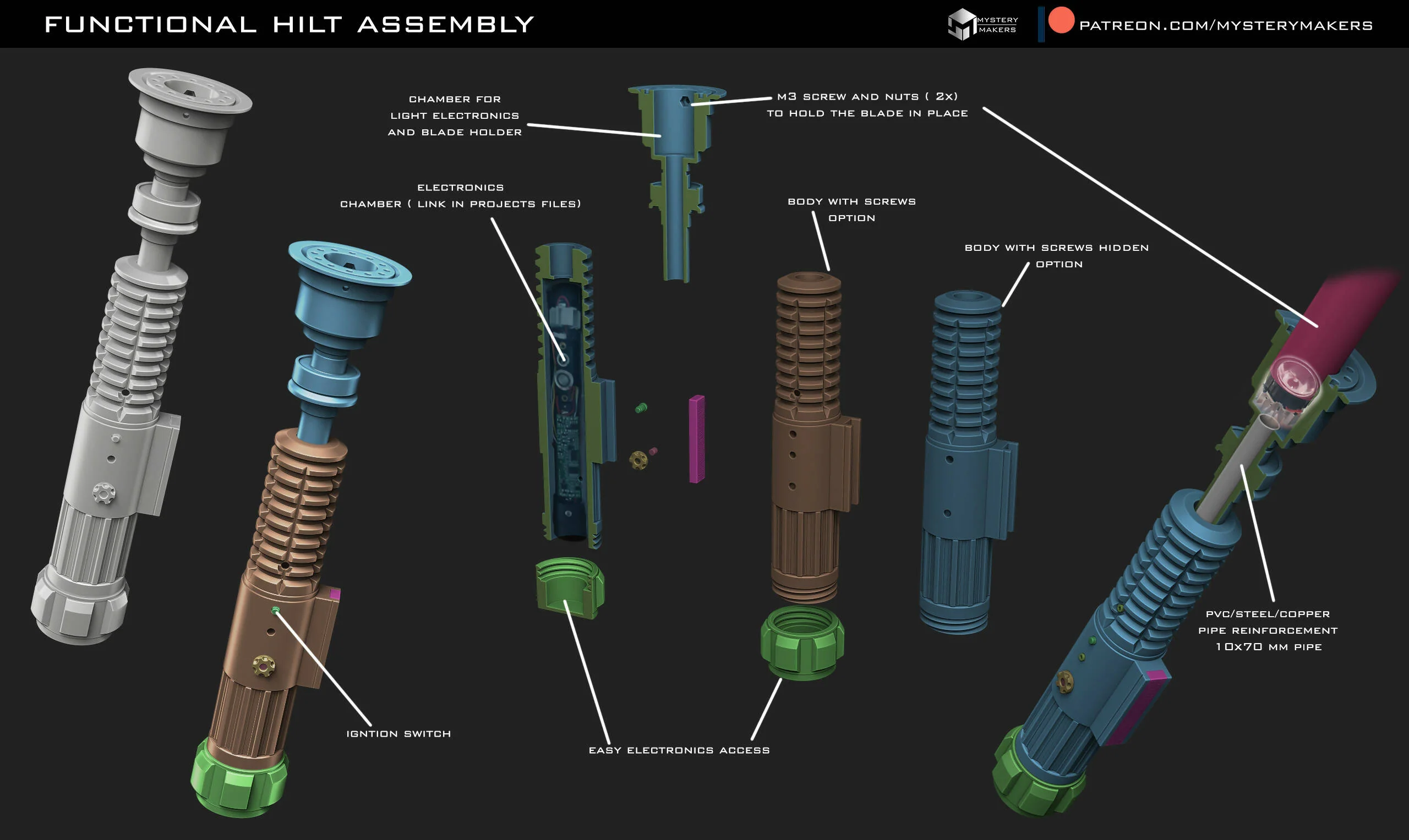 Obi-Wan Kenobi lightsaber - functional - Image 4