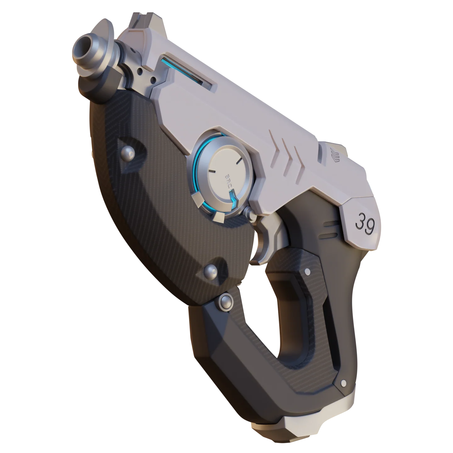 Overwatch Tracer Pulse Pistols 3D Print Model - Image 3