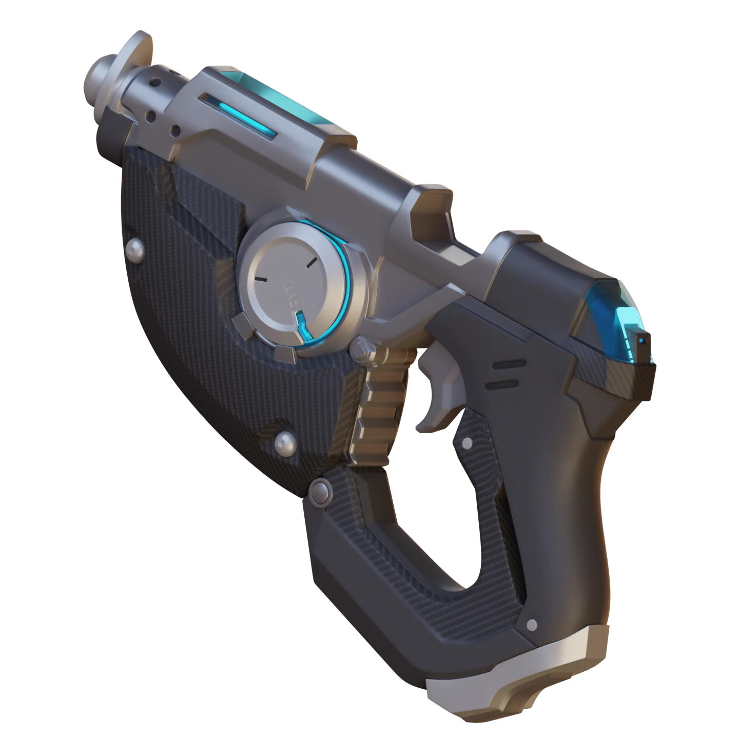 Overwatch Tracer Pulse Pistols 3D Print Model - Image 8