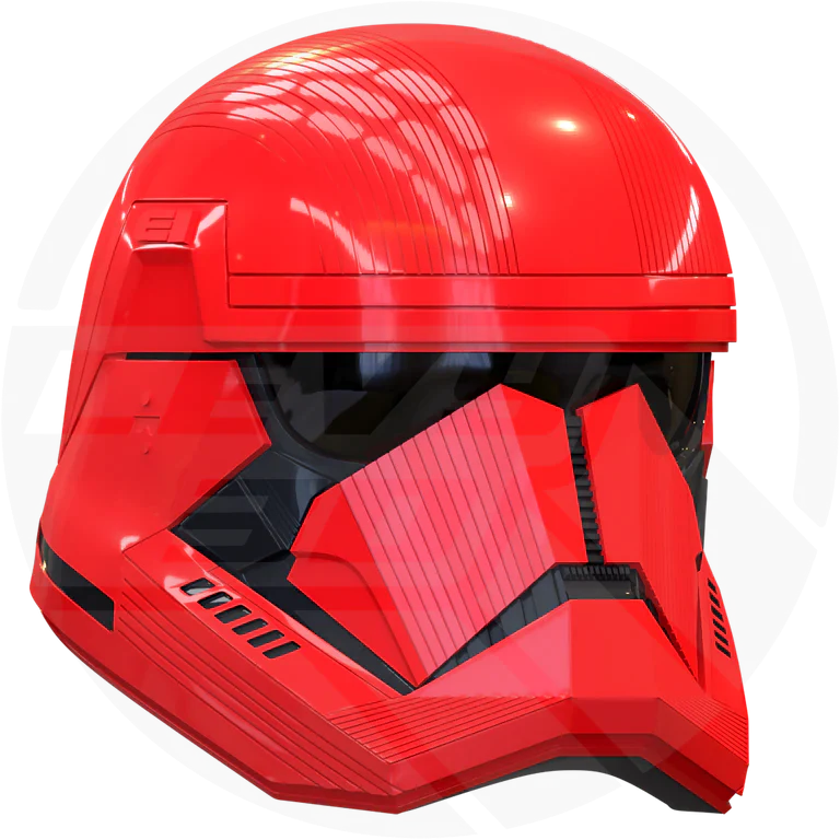 Red Trooper Helmet