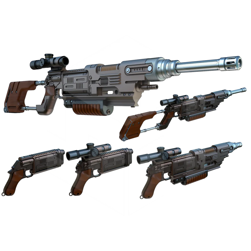Space blaster with modular configuration