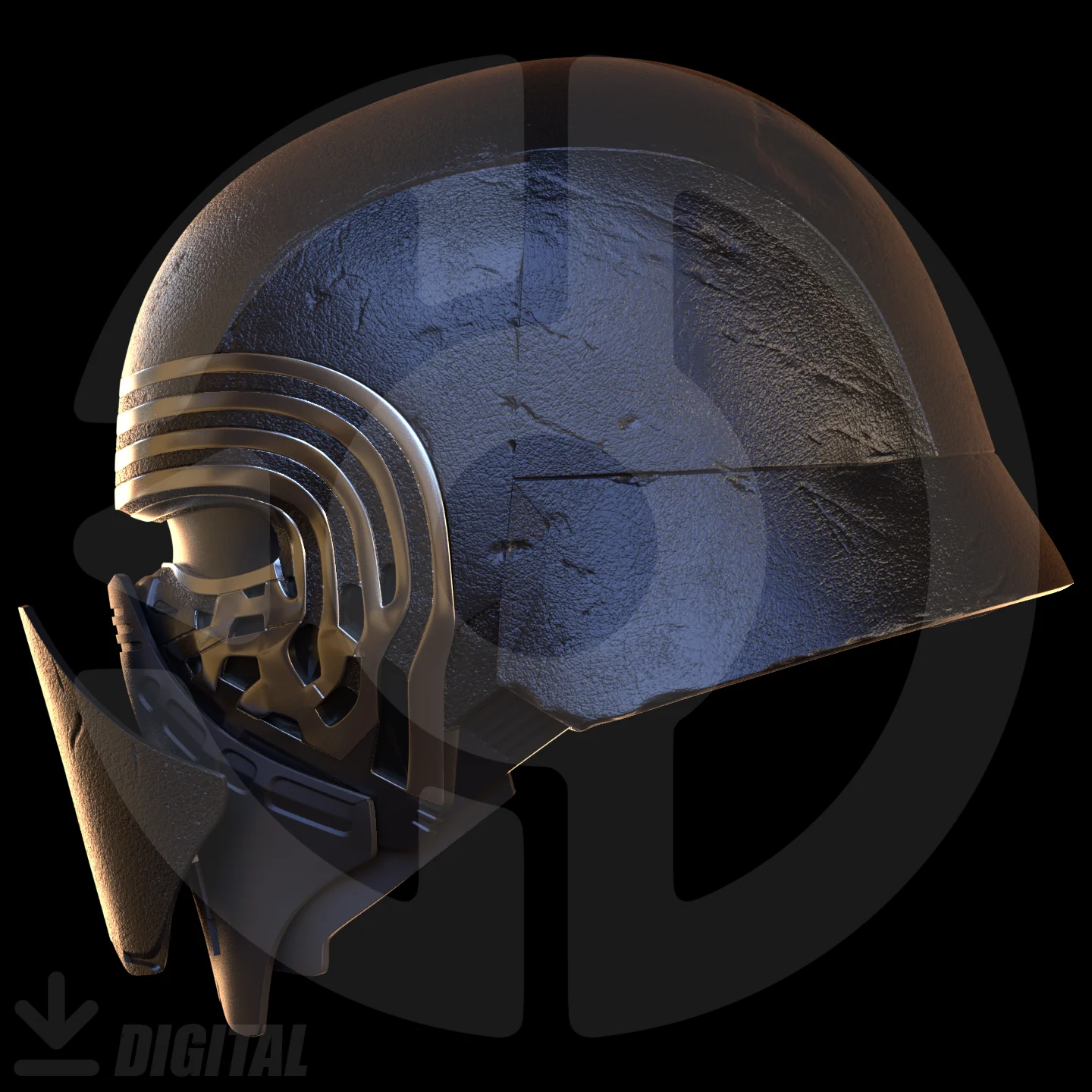 Space Dark Leader Helmet File - Image 5