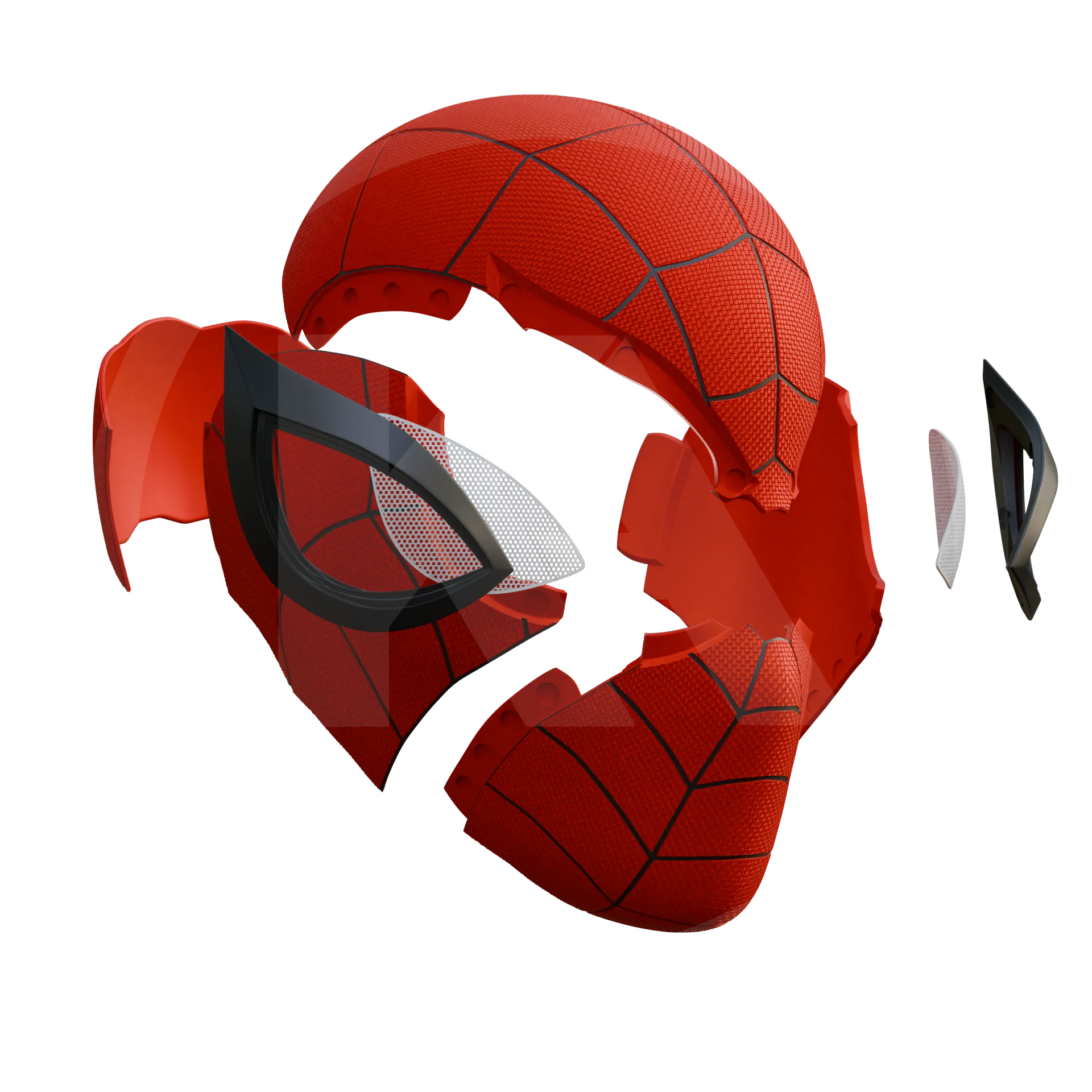 Spider Hero ADV V2 Helmet 3D Printable Model - Image 8