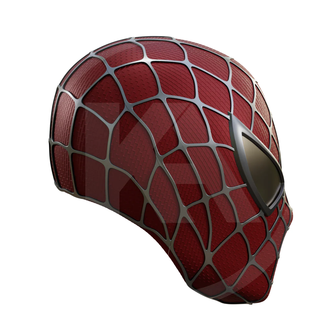 Spider Hero Raimi Inspired Helmet 3D Printable Model - Image 5