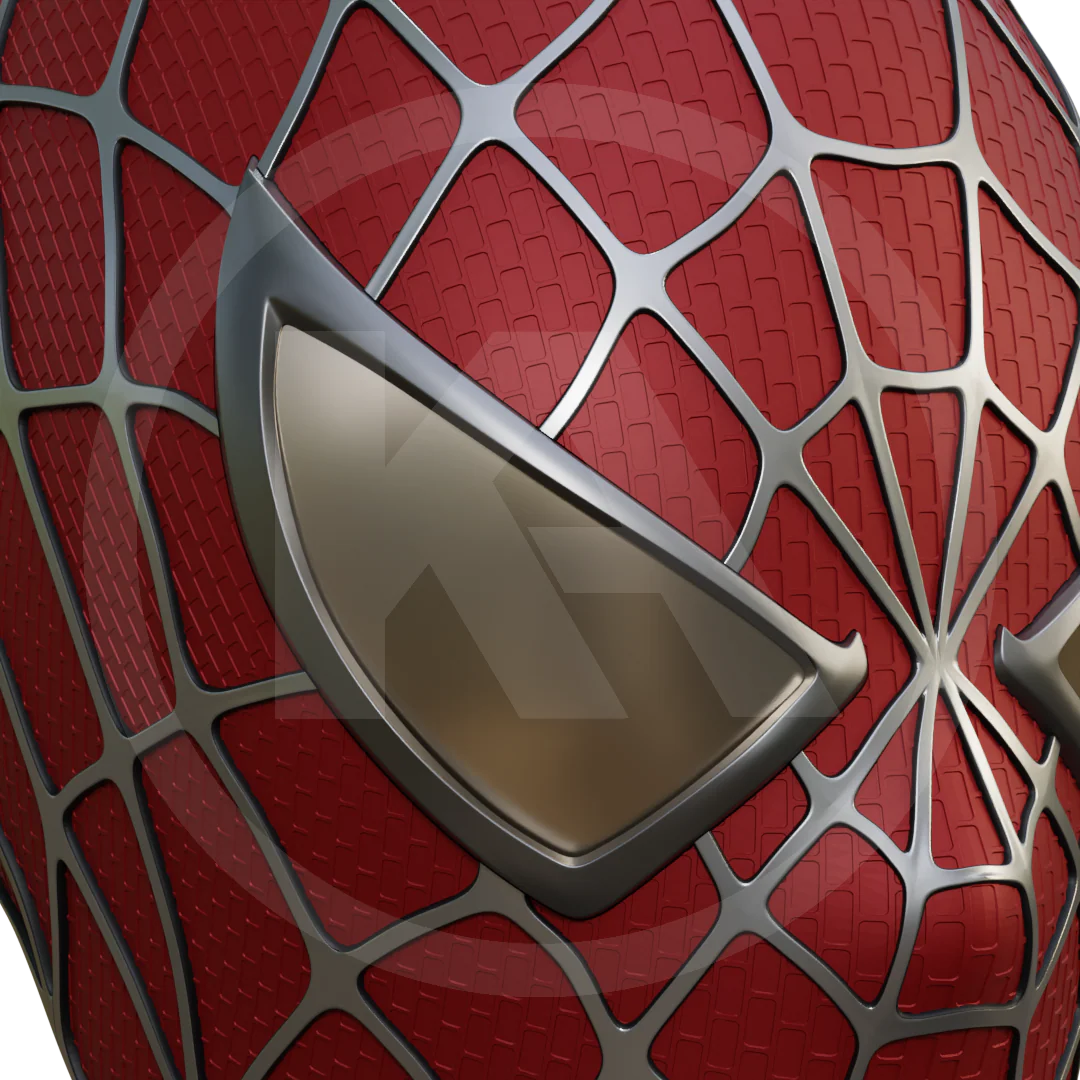 Spider Hero Raimi Inspired Helmet 3D Printable Model - Image 7