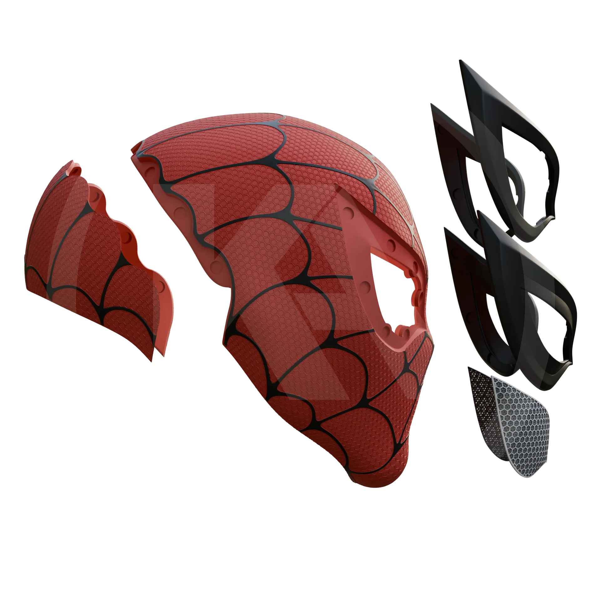 Spider Hero Rivals Helmet 3D Printable Model - Image 11