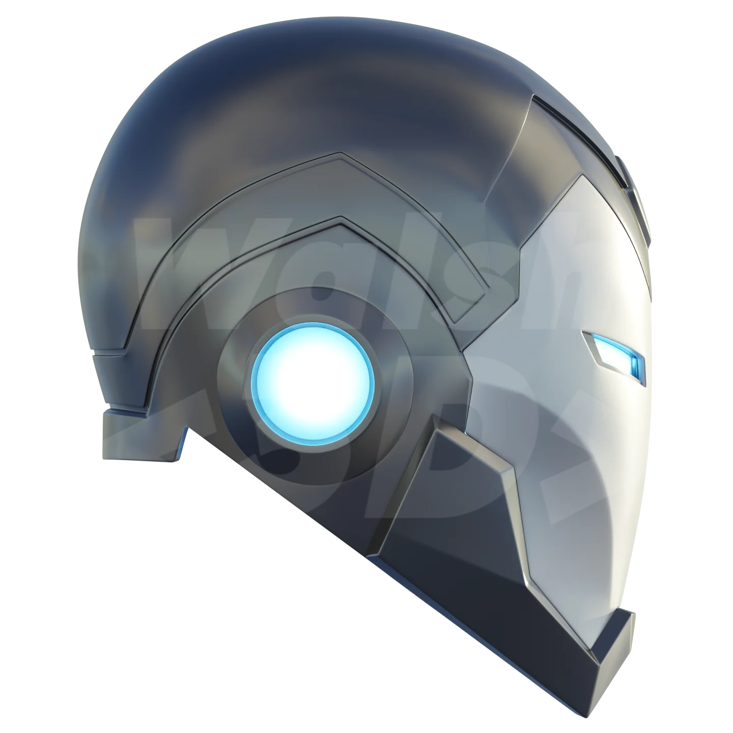 Superior Comic Hero Helmet 3D Printing Model - Image 5
