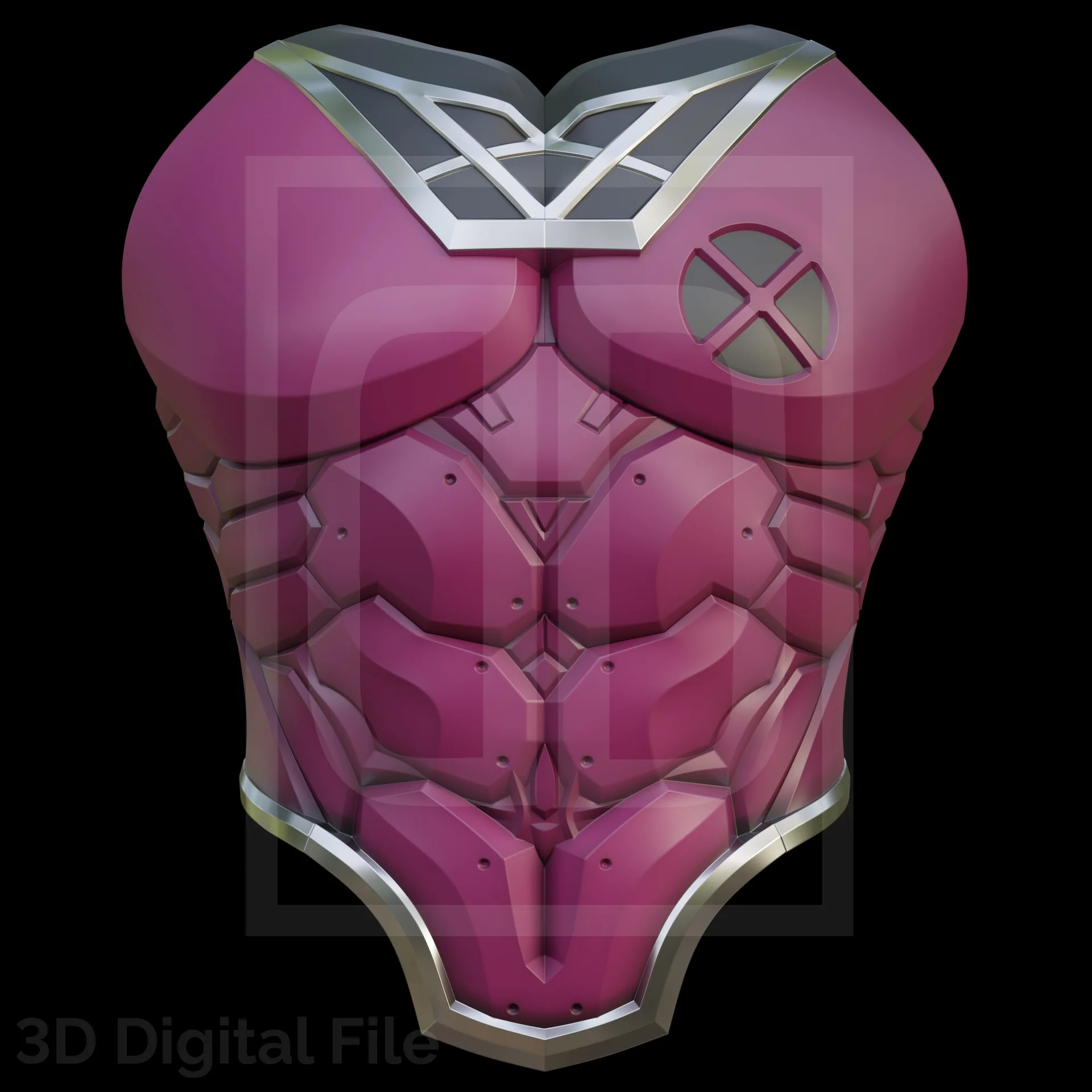 Thieve Card Magician Armor - MR Game 3D Model - Image 3