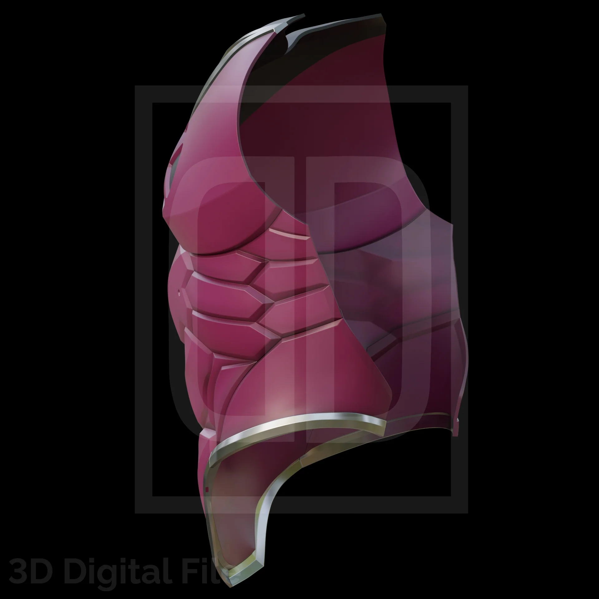 Thieve Card Magician Armor - MR Game 3D Model - Image 7