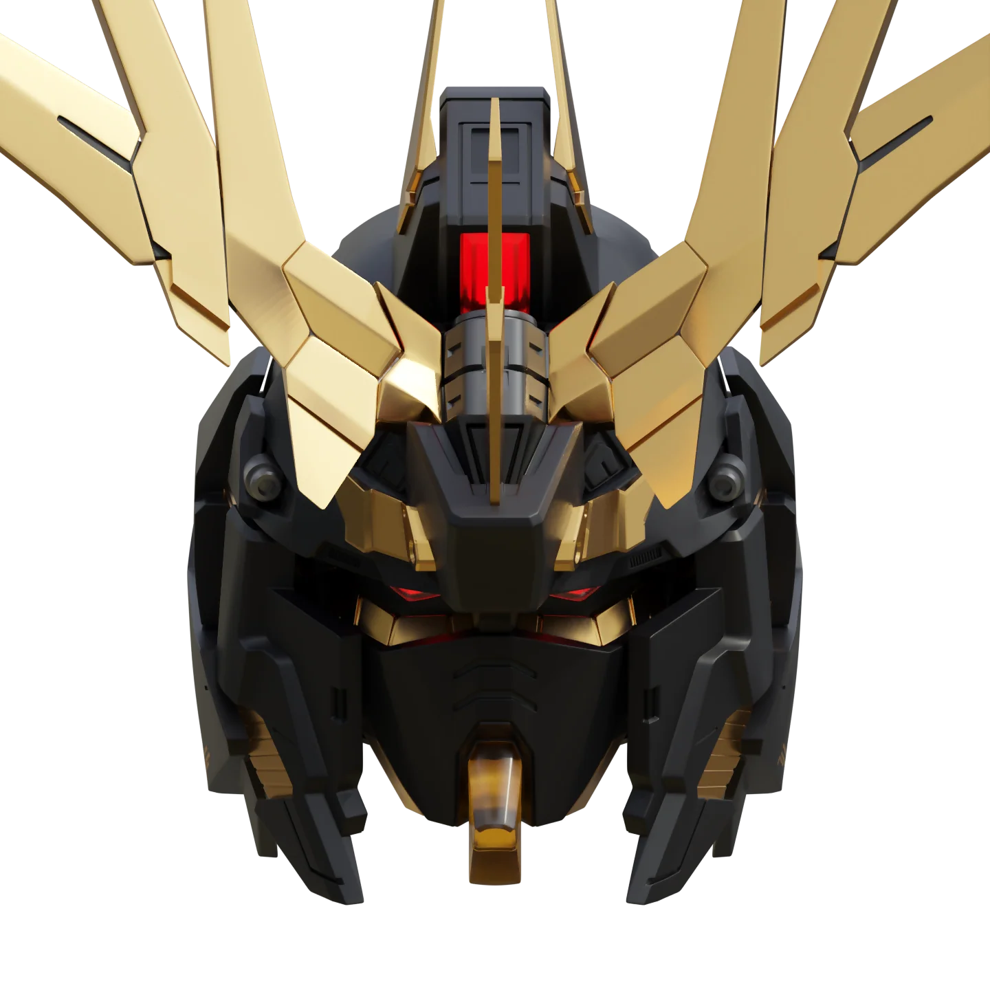 Transforming Gundam Banshee [RX-0 Unicorn] Helmet [3D Print Model]