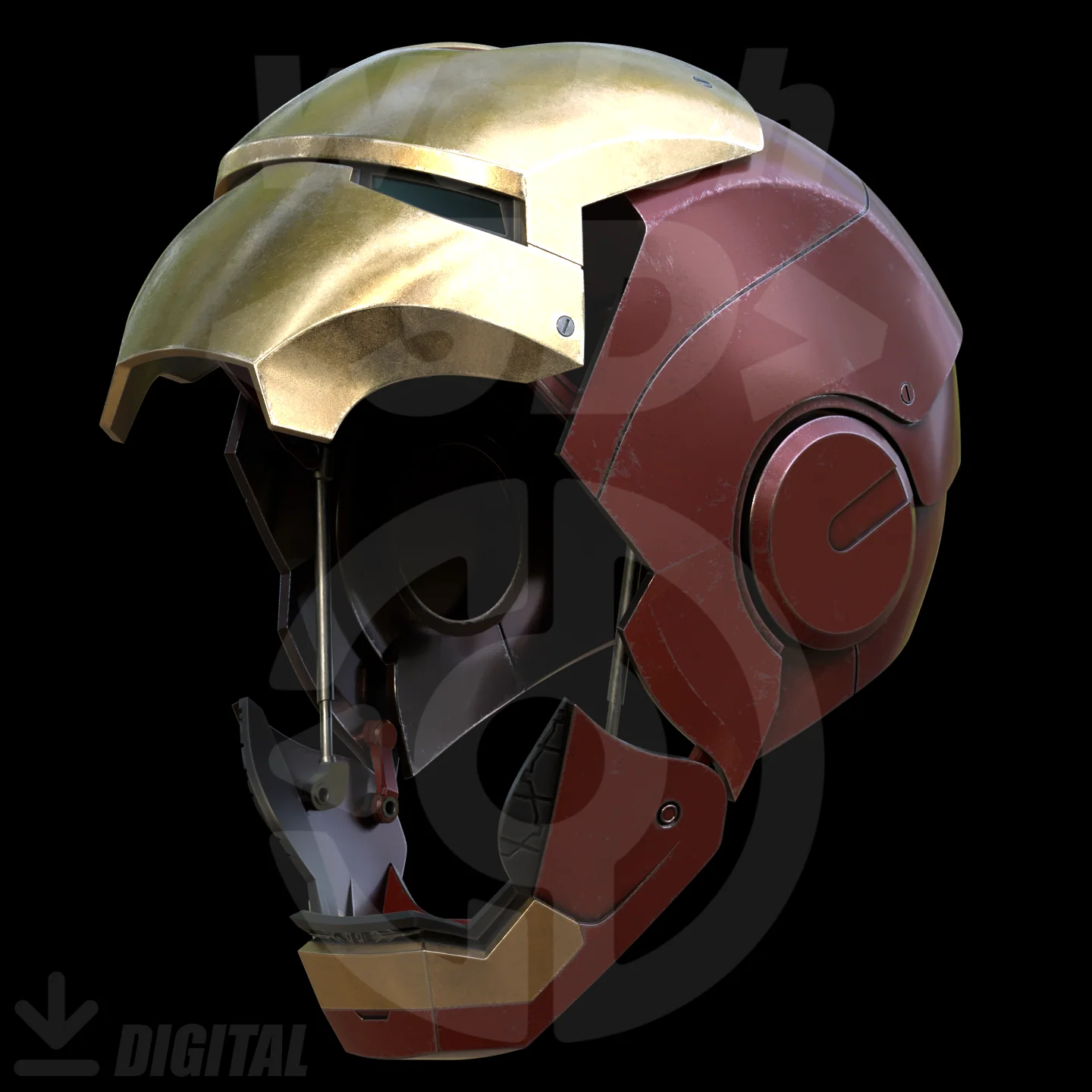 Vek3D/Walsh3D Motorized Mark 7 3D Printable Model - Image 8