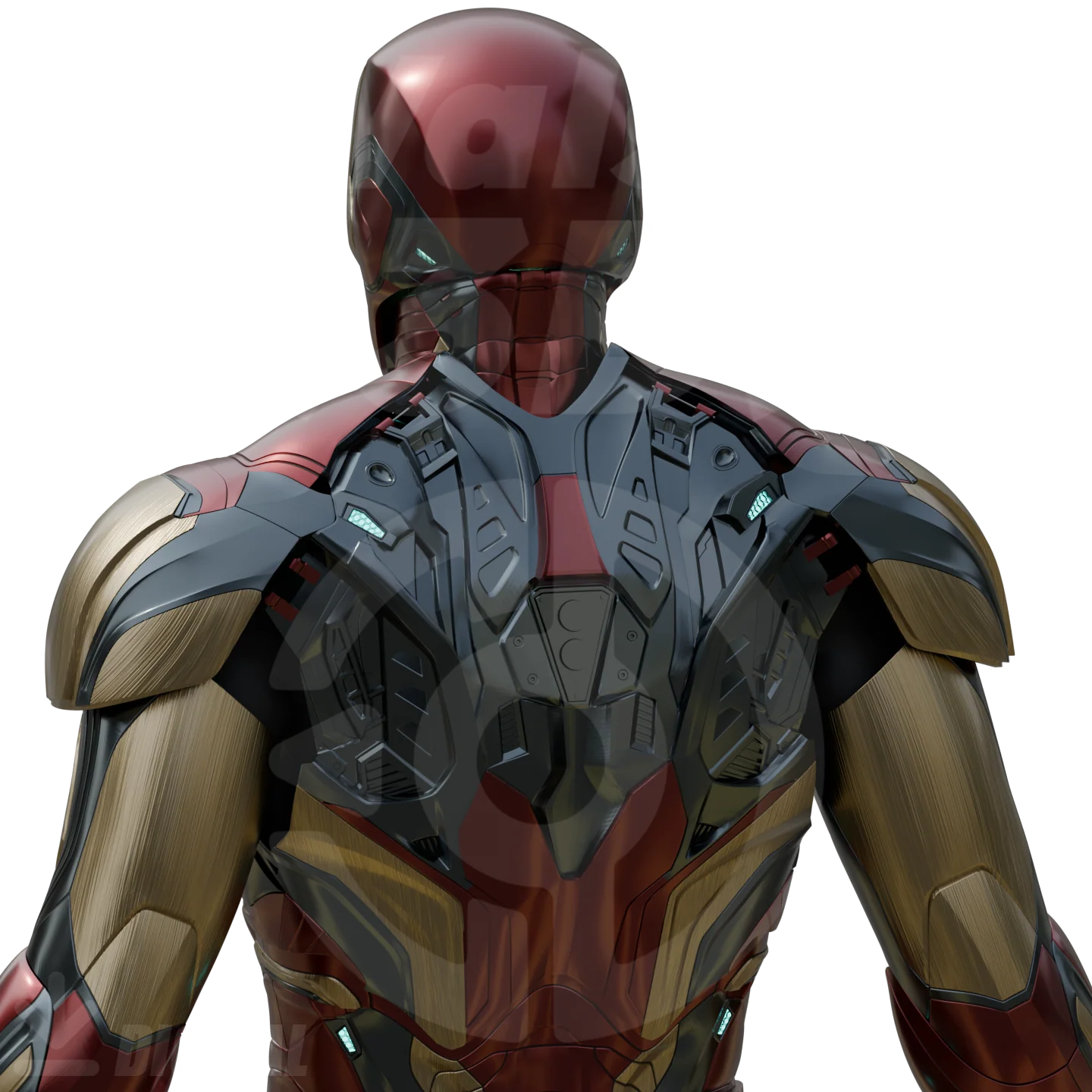 Walsh3D/Vek3D Mark 85 Full Suit 3D Printable Model - Image 3