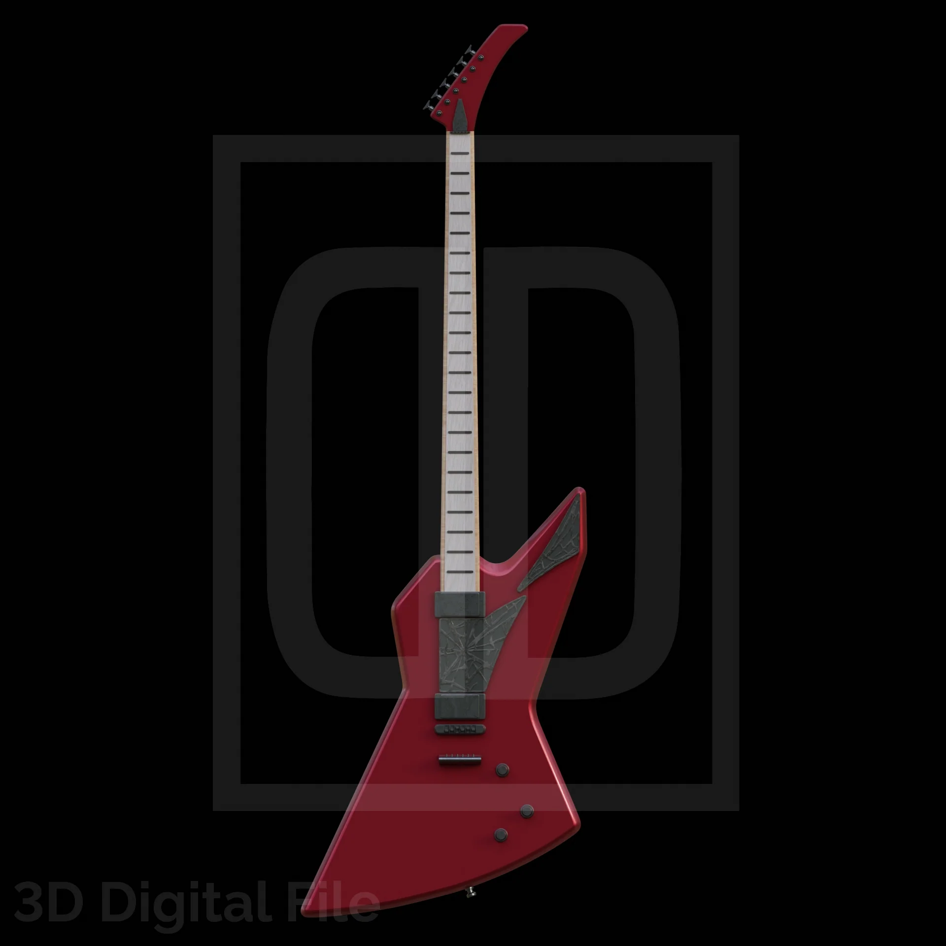 Webslinger Punk 2099 Guitar - MR Game 3D Model - Image 3