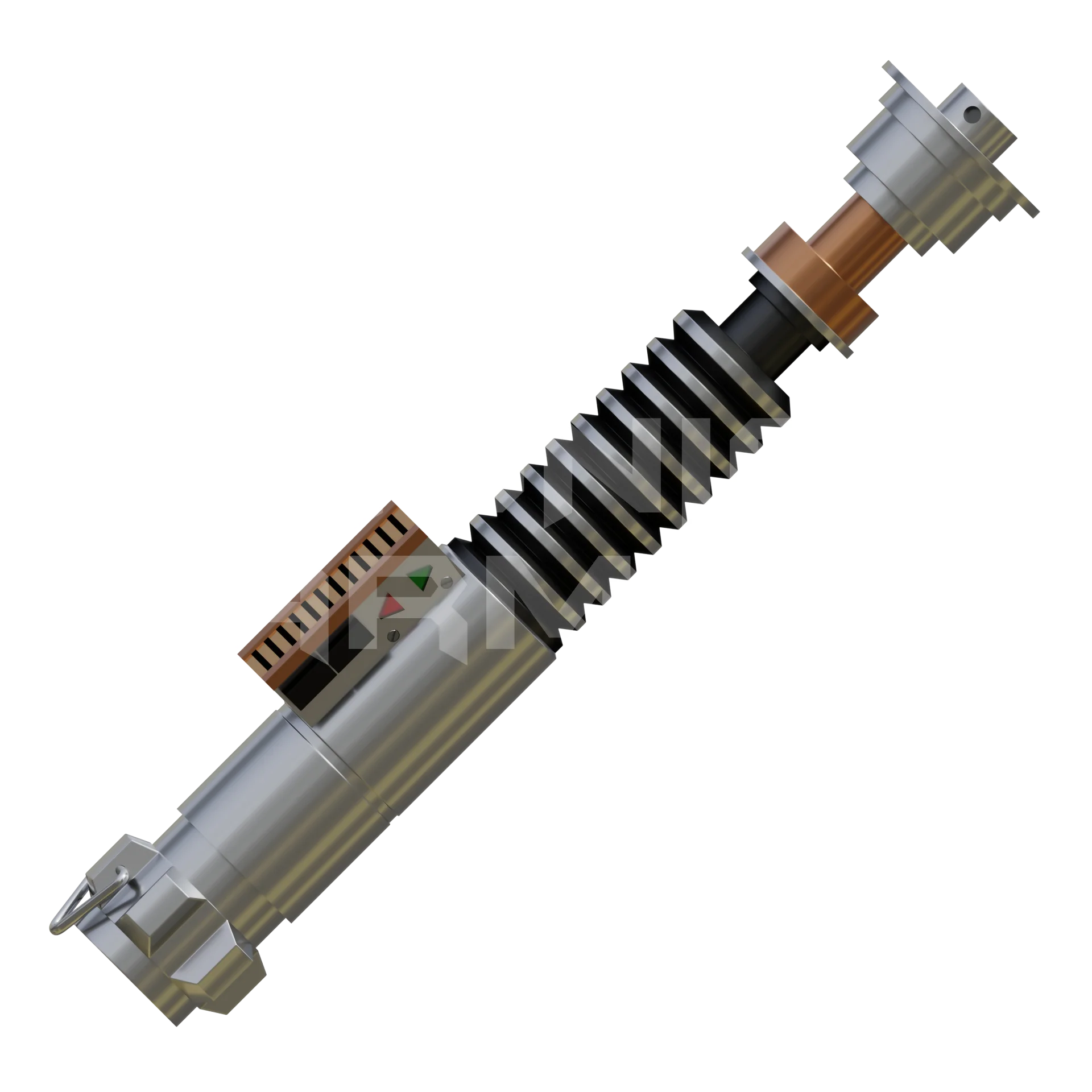 Young Space Wizard Beam Sword 3D Model